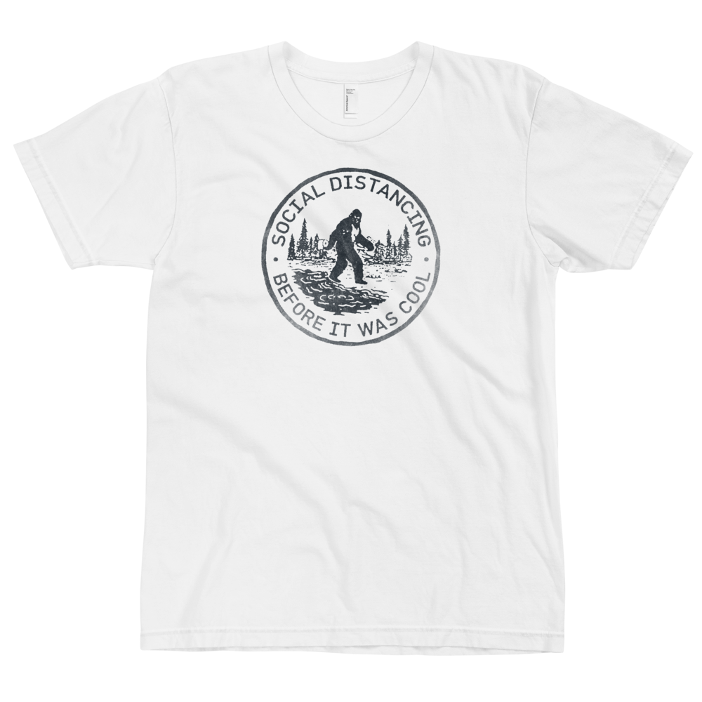 Social Distancing Before It Was Cool (Bigfoot) T-Shirt