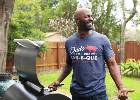 Dad's Home Cooked Bar-B-Que Short-Sleeve Unisex T-Shirt